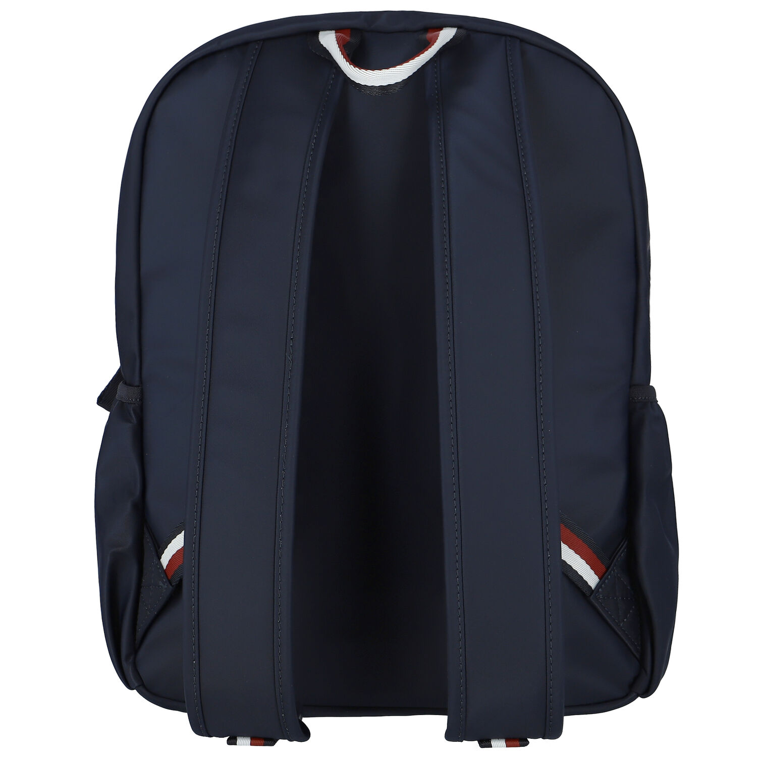 Boys Navy Blue Logo Backpack, 1, hi-res