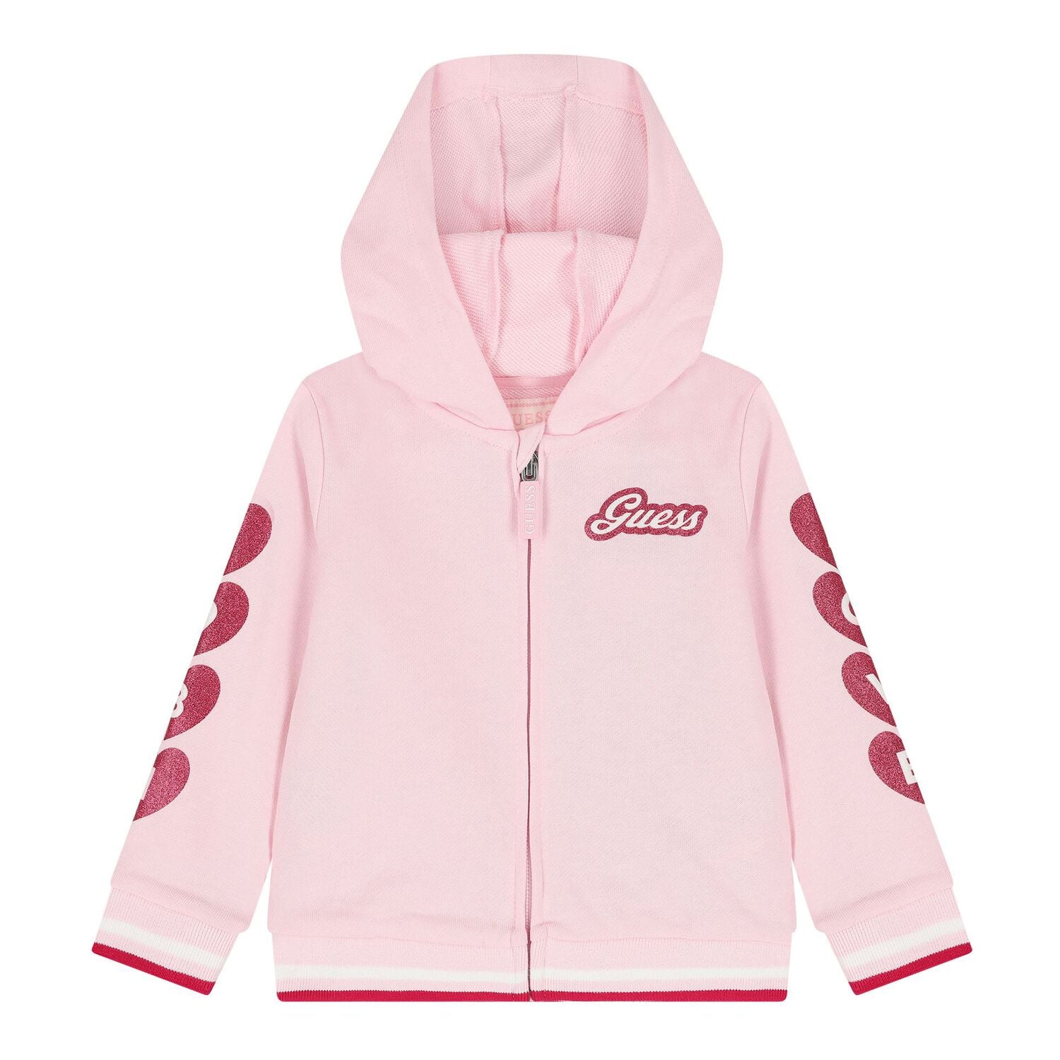 Baby Girls Pink Logo Tracksuit, 2, hi-res