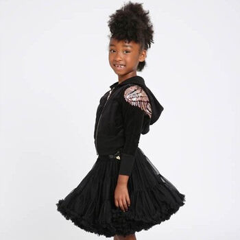 Girls Pixie Black Tutu Skirt