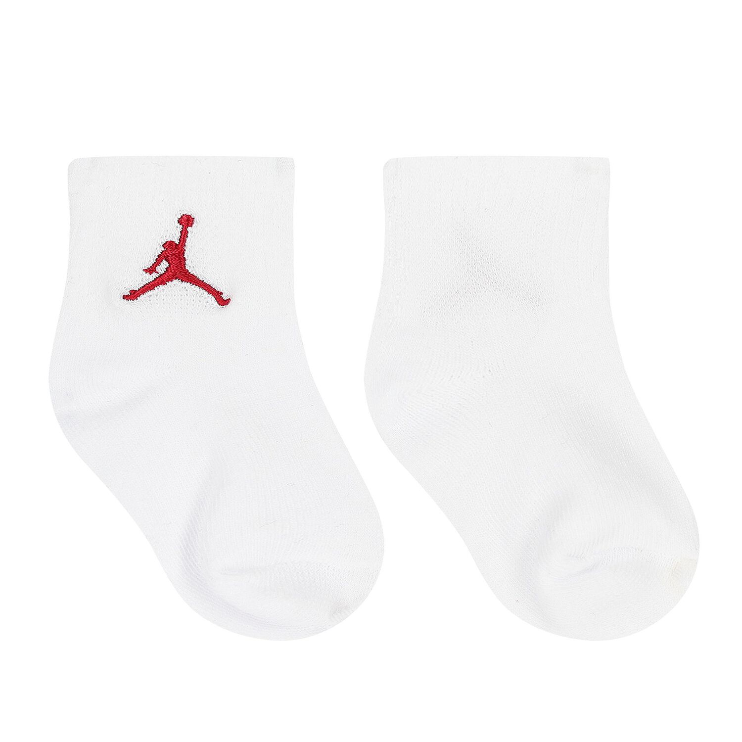 Red, Black & White Jordan Logo Baby Socks ( 6-Pack ), 1, hi-res image number null