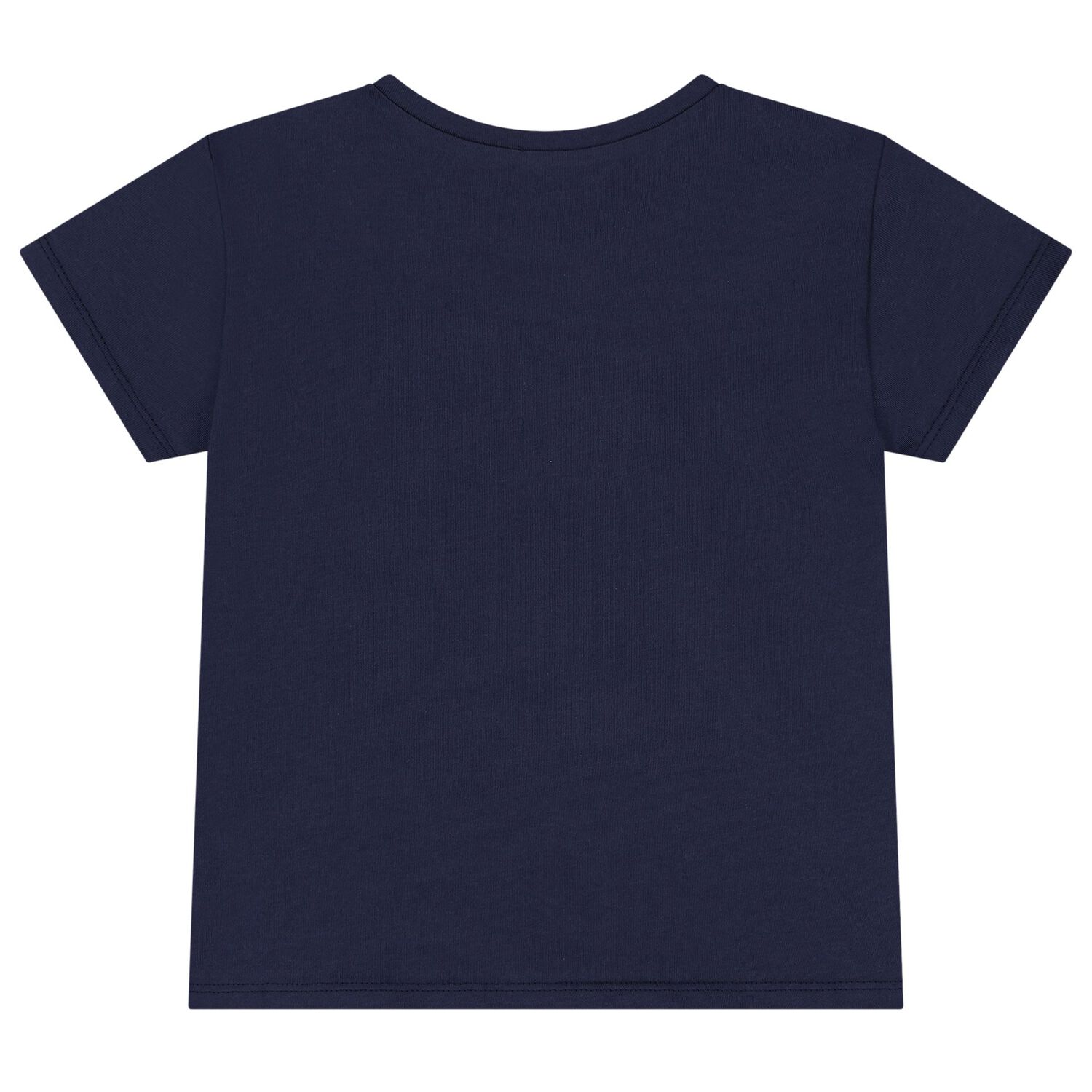 Girls Navy Blue Sequin T-Shirt, 1, hi-res