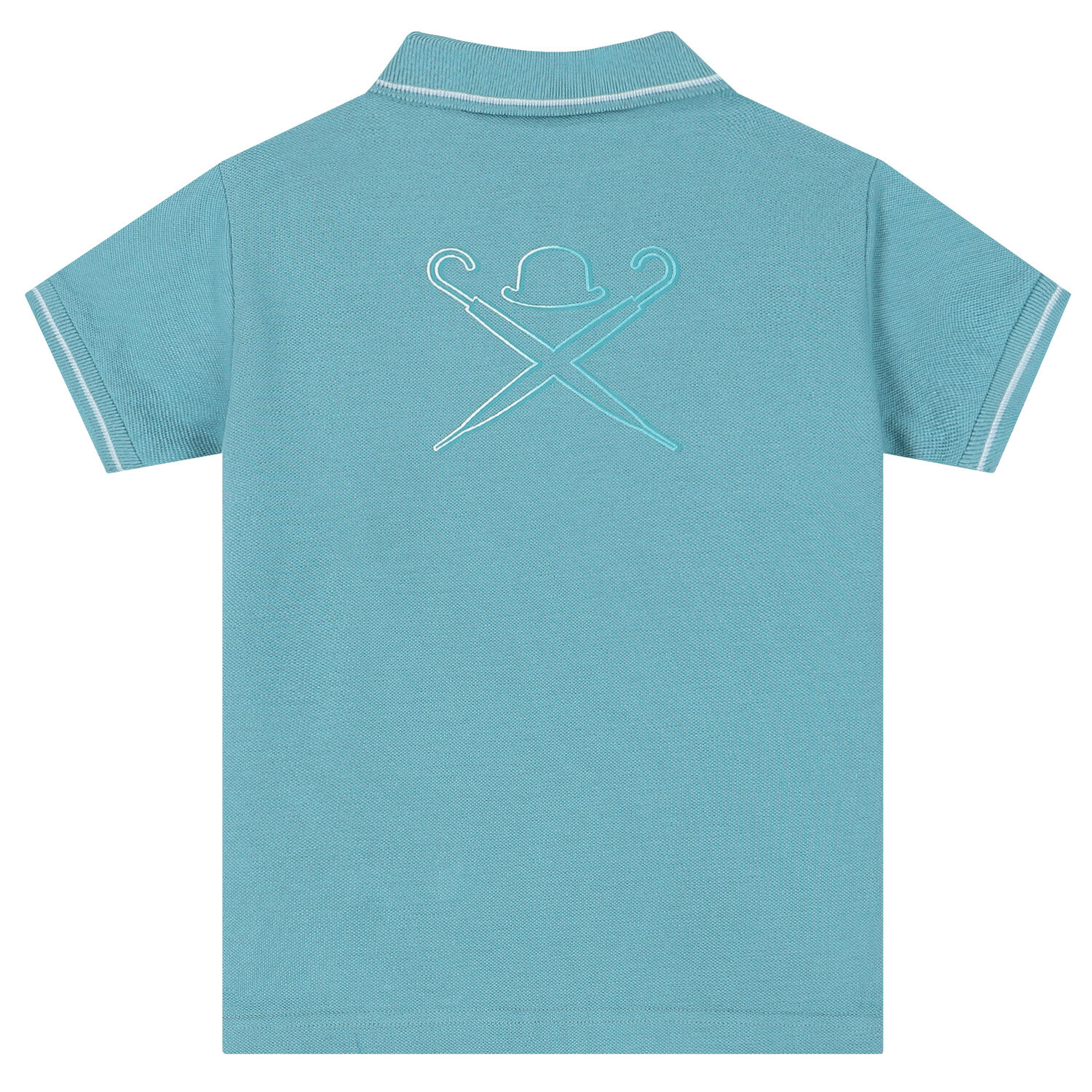 Boys Aqua Logo Polo Shirt, 1, hi-res