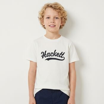 Boys White Logo T-Shirt