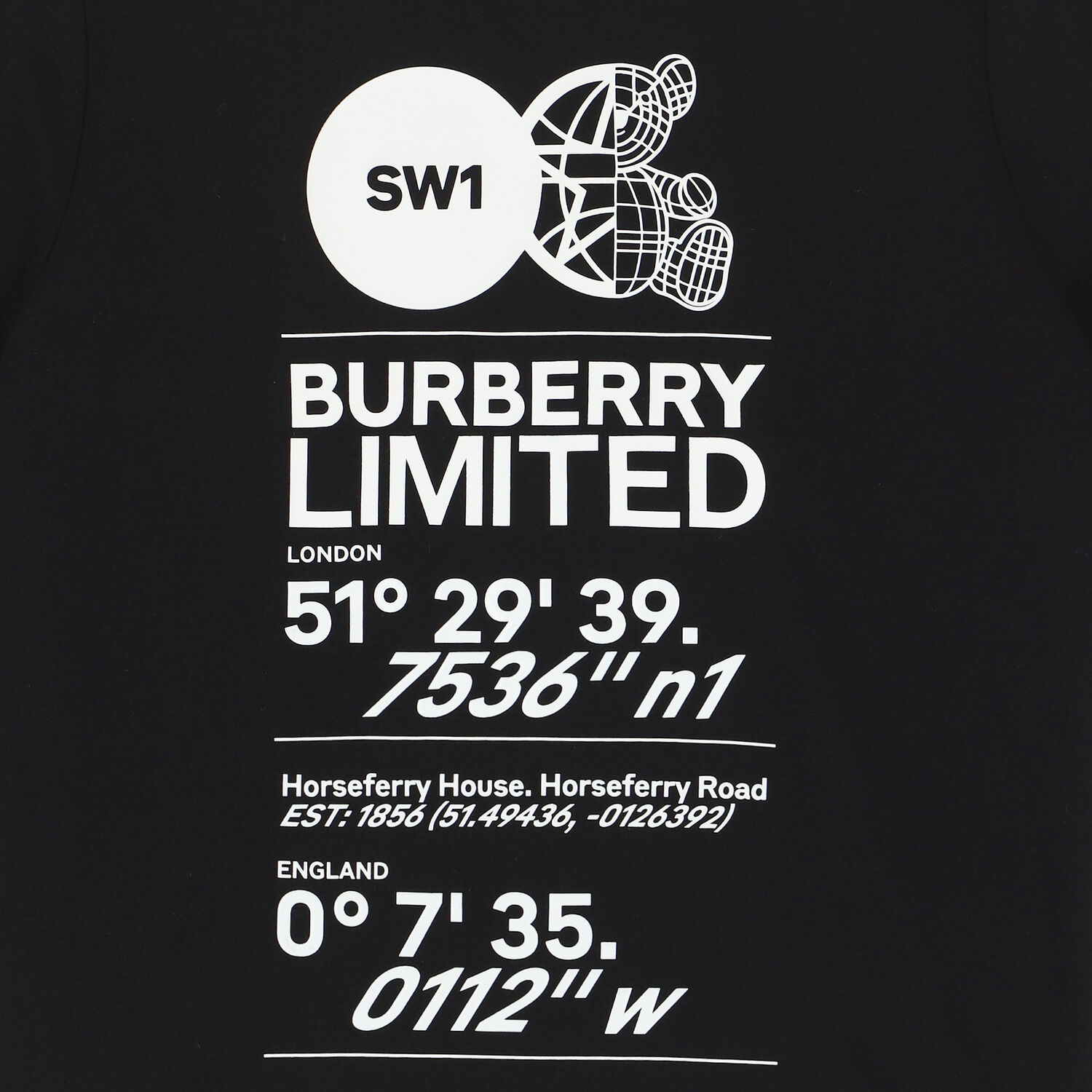 Boys Black Logo Cotton T-Shirt, 3, hi-res image number null