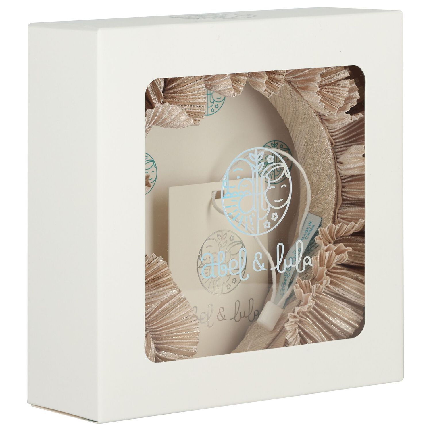 عصابة رأس مطوية باللون الذهبي  للبنات, 3, hi-res