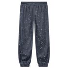 Girls Grey Dot Trousers, 1, hi-res