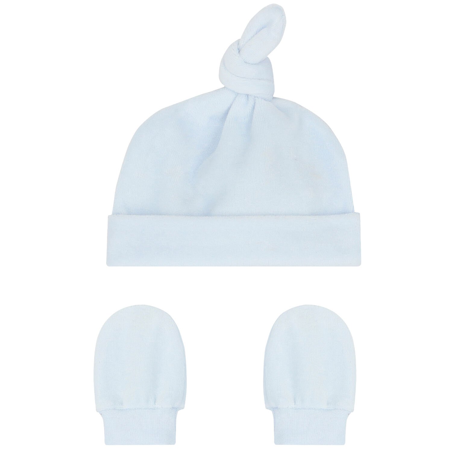 طقم قبعة وقفاز باللون الأزرق للأولاد, 1, hi-res