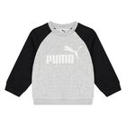 Younger Boys Black & Grey Logo Tracksuit, 1, hi-res