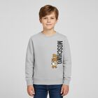 Grey Teddy Bear Logo Sweatshirt, 3, hi-res