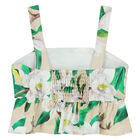Girls Beige Floral Top, 1, hi-res