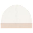 White & Beige Logo Babygrow Gift Set, 2, hi-res
