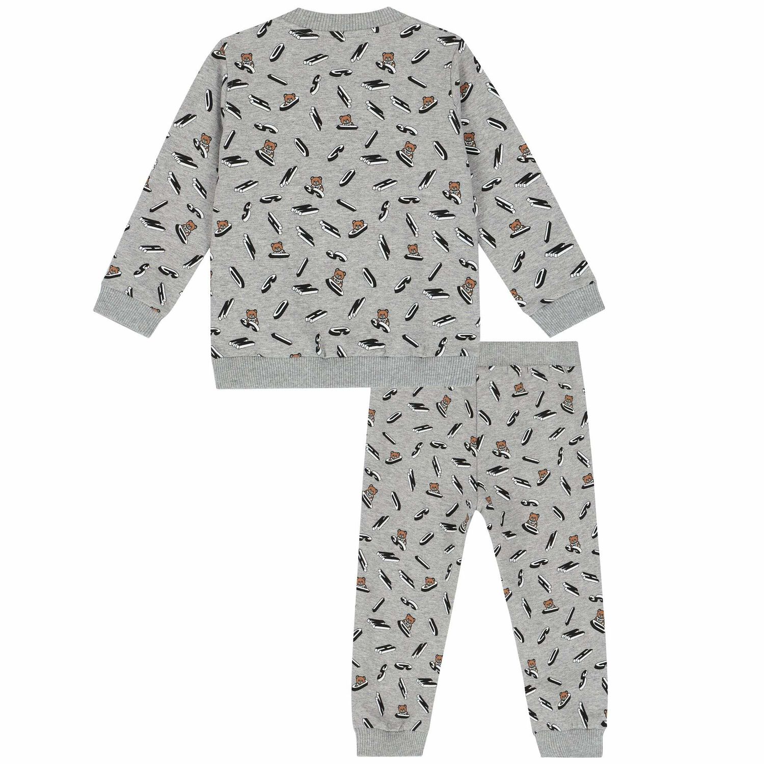 Grey Teddy Logo Tracksuit, 1, hi-res