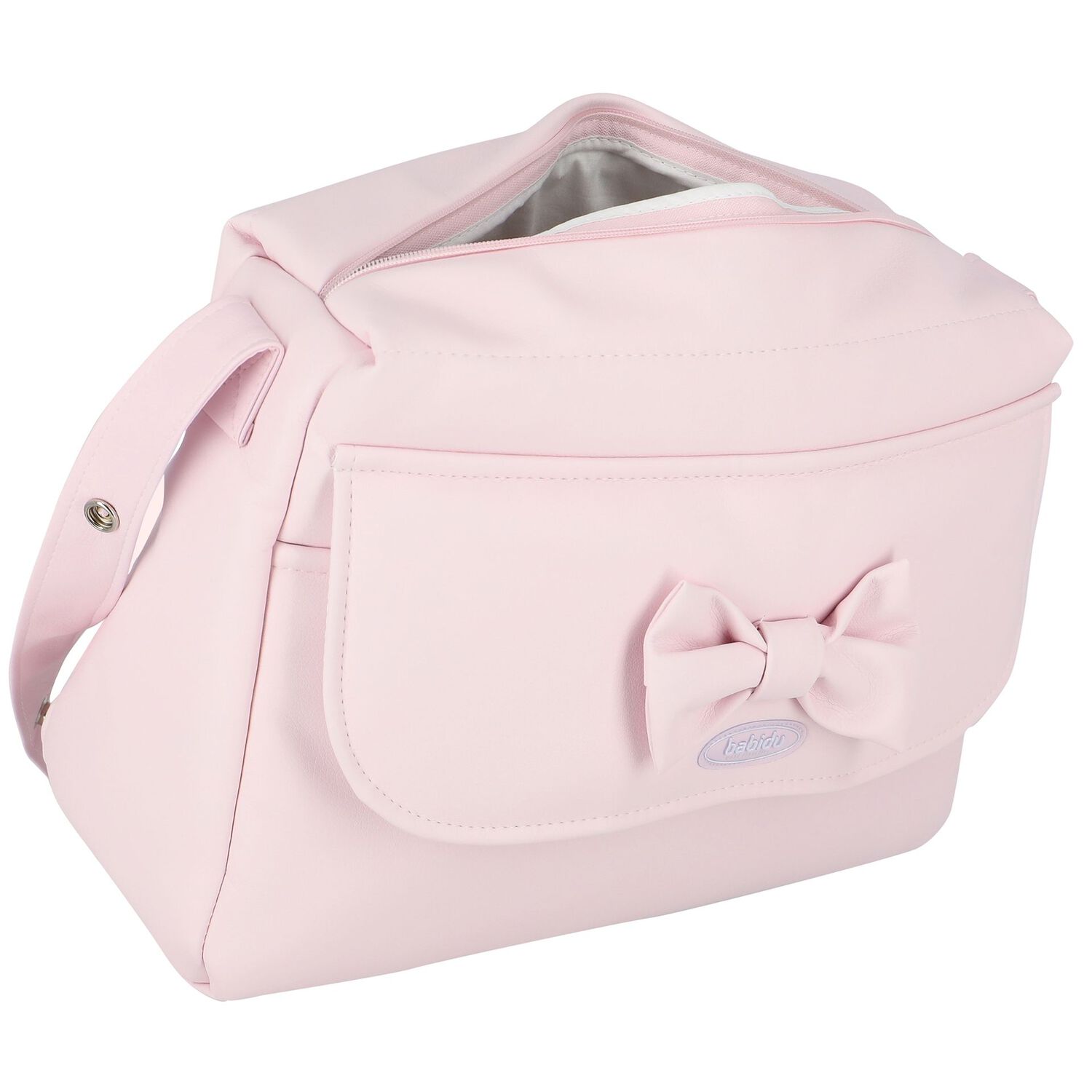 Pink Bow Baby Changing Bag, 1, hi-res