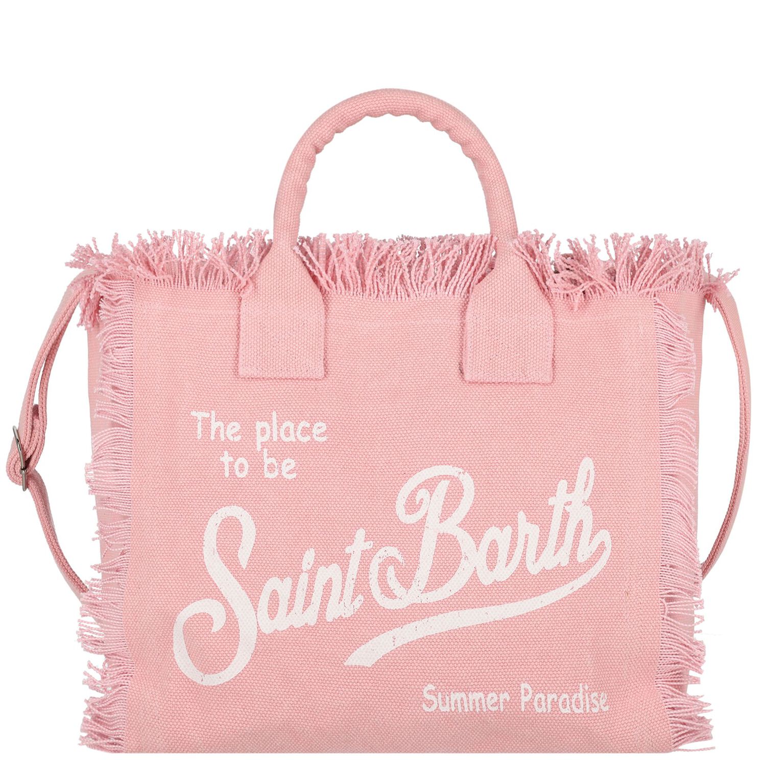 Girls Pink Logo Tote Bag, 1, hi-res