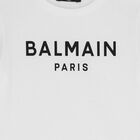 تي شيرت باللون  أبيض بشعار, 1, hi-res