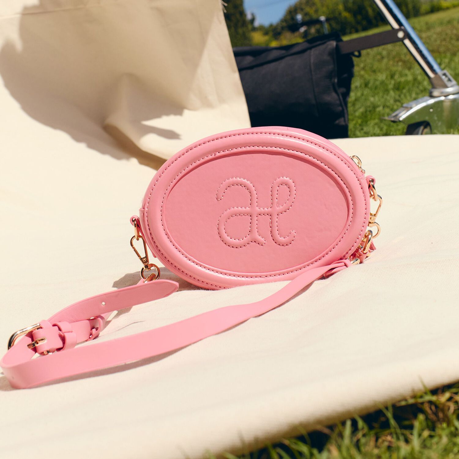 Girls Pink Logo Handbag, 1, hi-res image number null