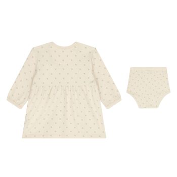 Baby Girls Ivory Logo Dress Set