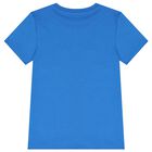Boys Blue Logo T-Shirt, 3, hi-res