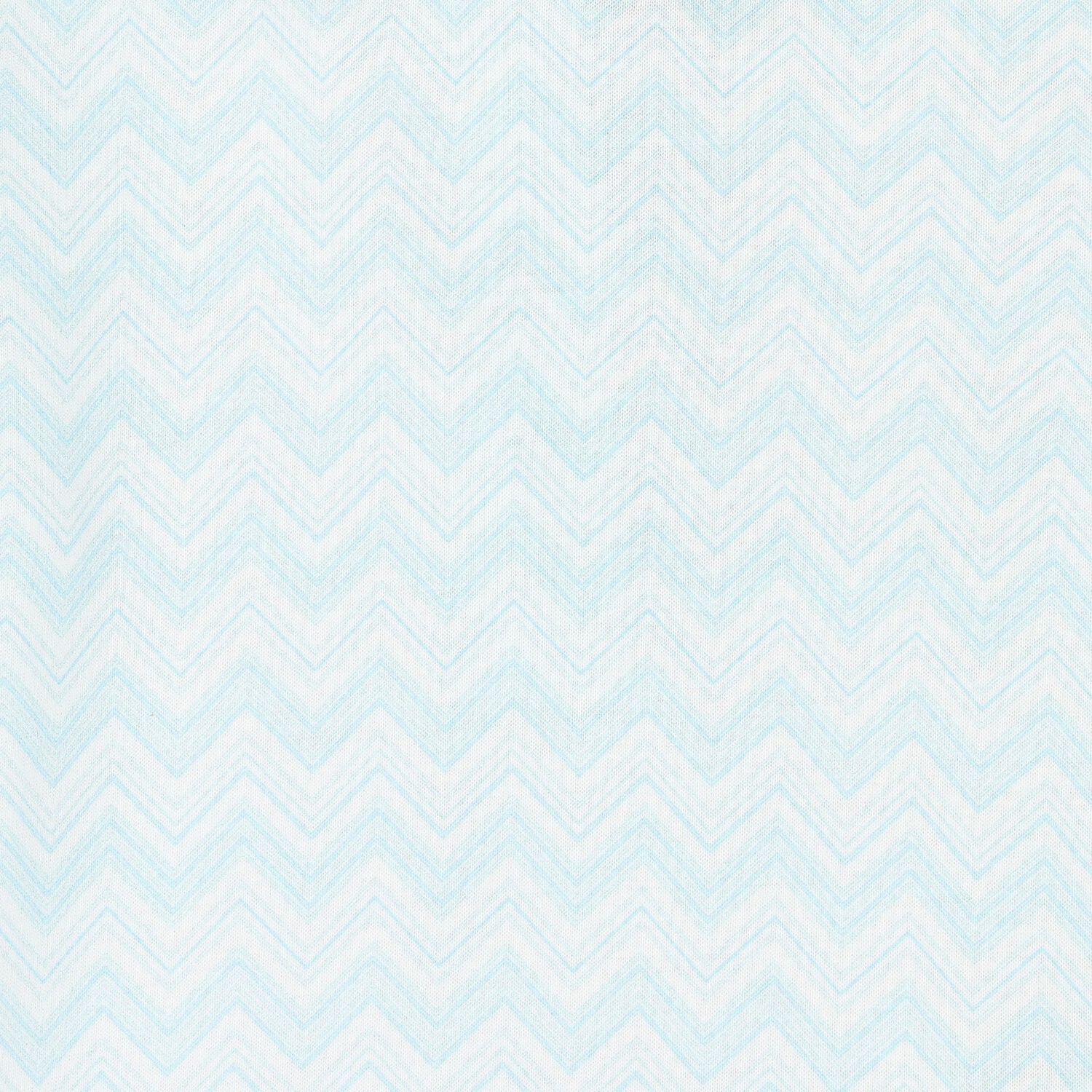 طقم هدايا افرول أولاد بالشعار متعرج باللون الأزرق والأبيض , 1, hi-res