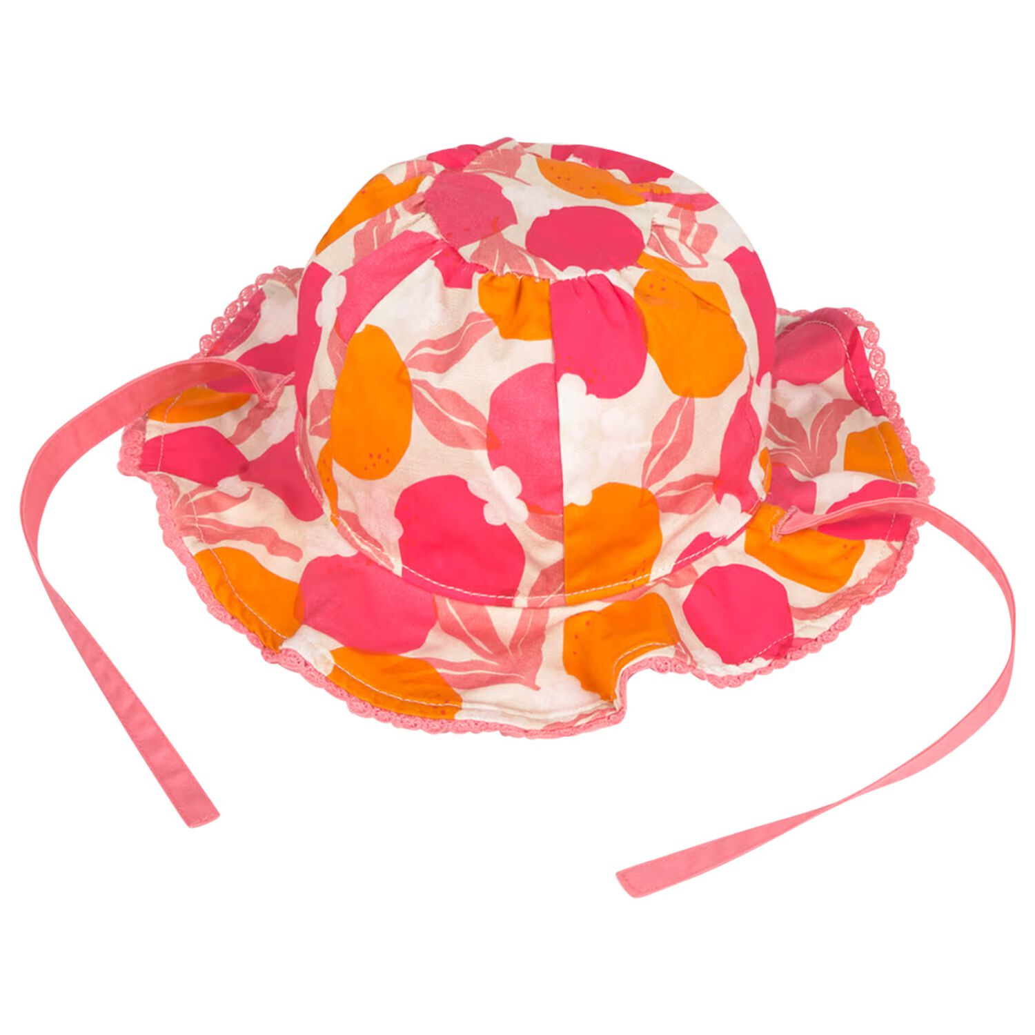 Baby Girls Reversible Hat , 1, hi-res