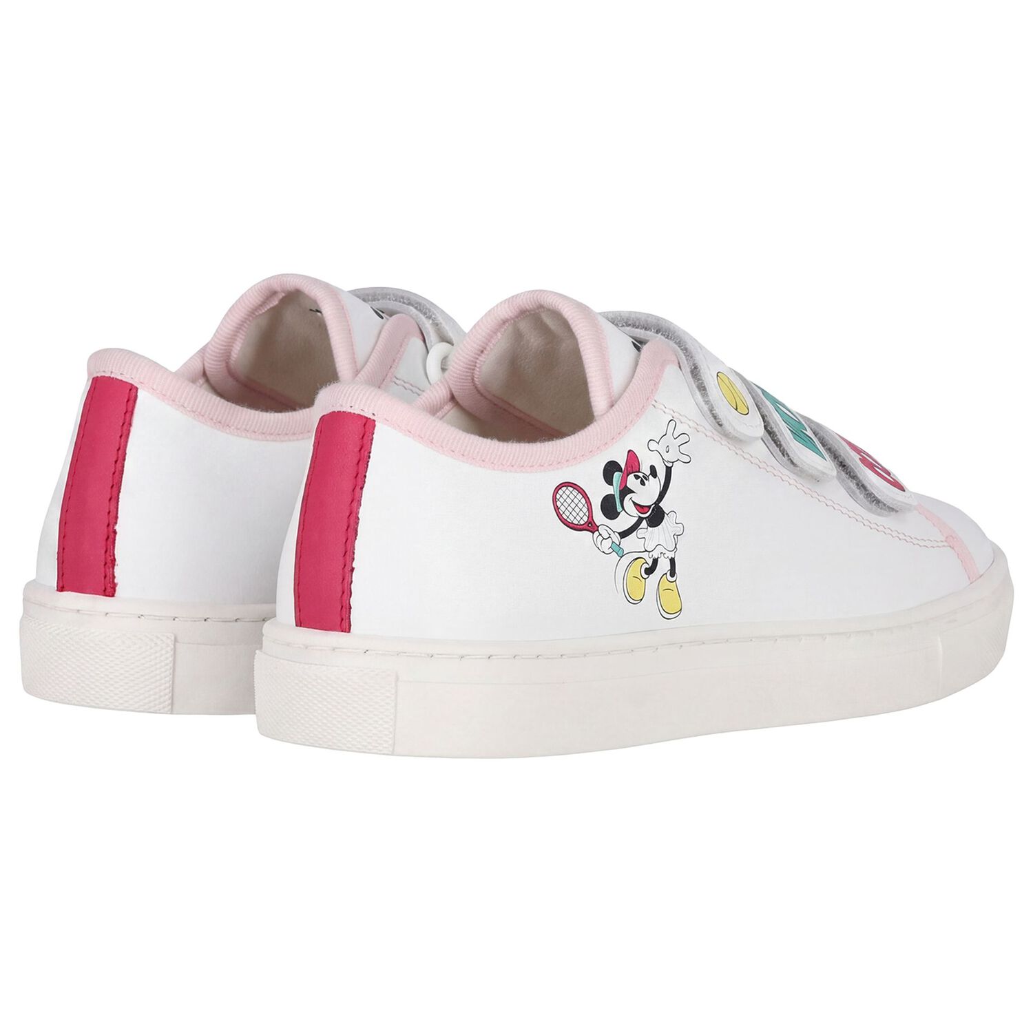 Girls White Disney Trainers, 1, hi-res