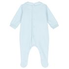 Baby Boys Blue Babygrow, 1, hi-res