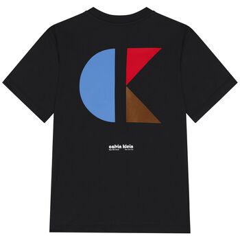 Boys Black Logo T-Shirt