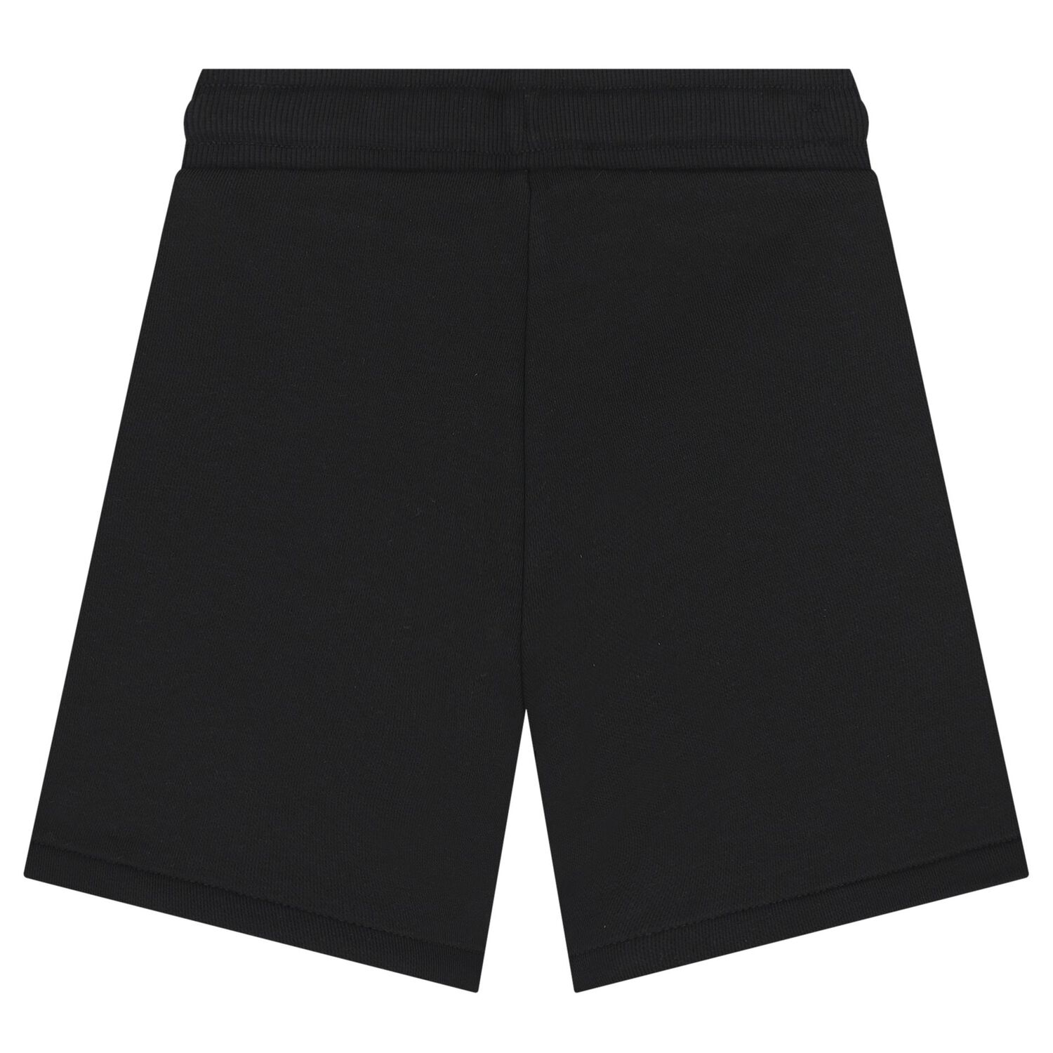 Boys Black Logo Shorts, 1, hi-res