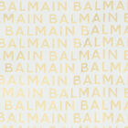 بطانية بالشعار باللون الأبيض والذهبي, 1, hi-res