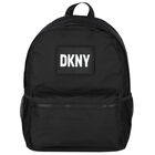 Black Logo Backpack, 1, hi-res