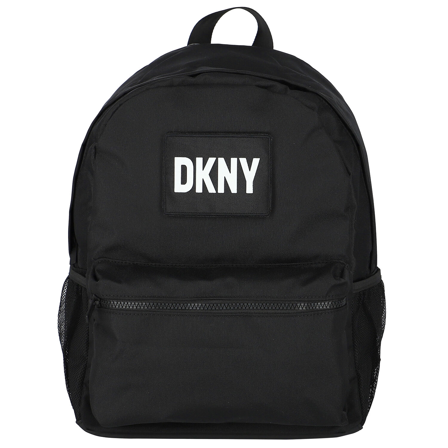Black Logo Backpack, 1, hi-res