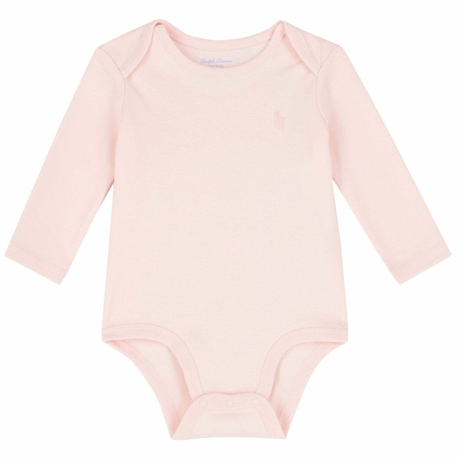Baby Girls Pink Logo Bodysuit, 2, hi-res