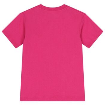 Girls Pink Logo T-Shirt