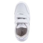 Boys White Leather Trainers, 1, hi-res
