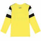 Boys Yellow Logo Long Sleeve Top, 1, hi-res