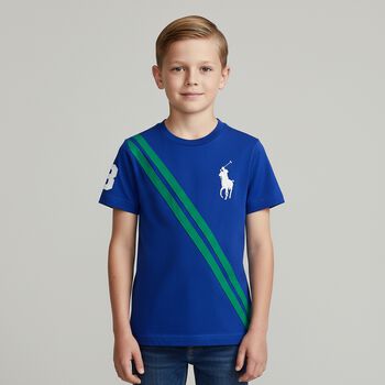 Boys Blue Logo T-Shirt, 1 Boys Blue Logo T-Shirt