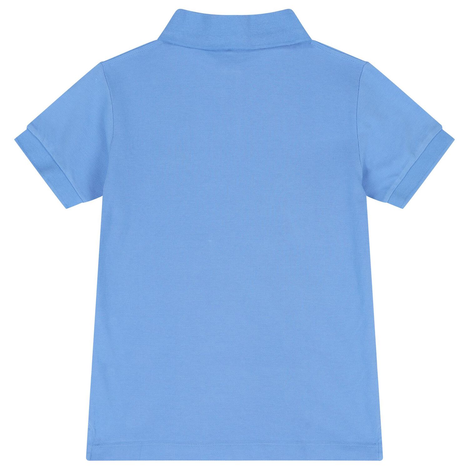 Boys Blue Logo Polo Shirt , 1, hi-res