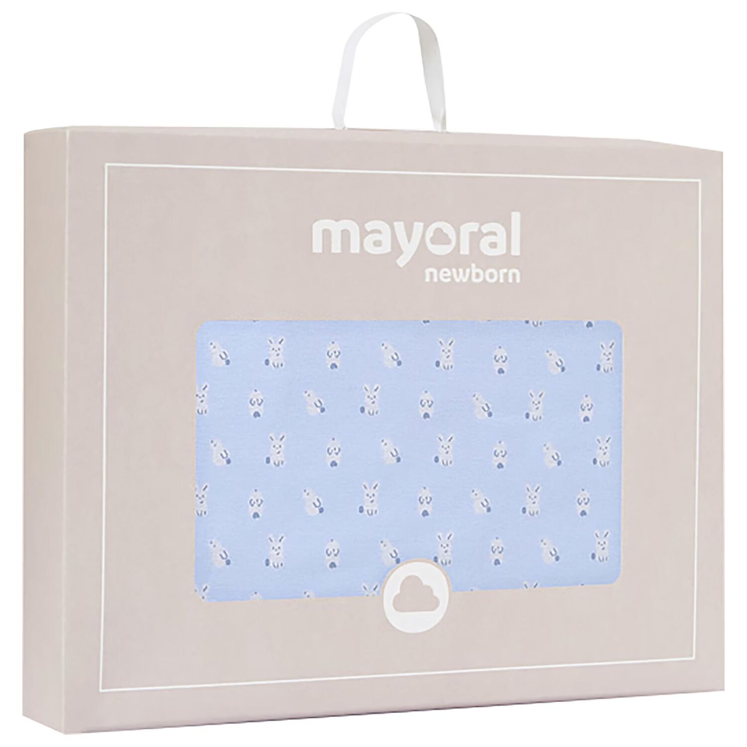 Baby Boys Blue & Beige Blanket, 1, hi-res image number null