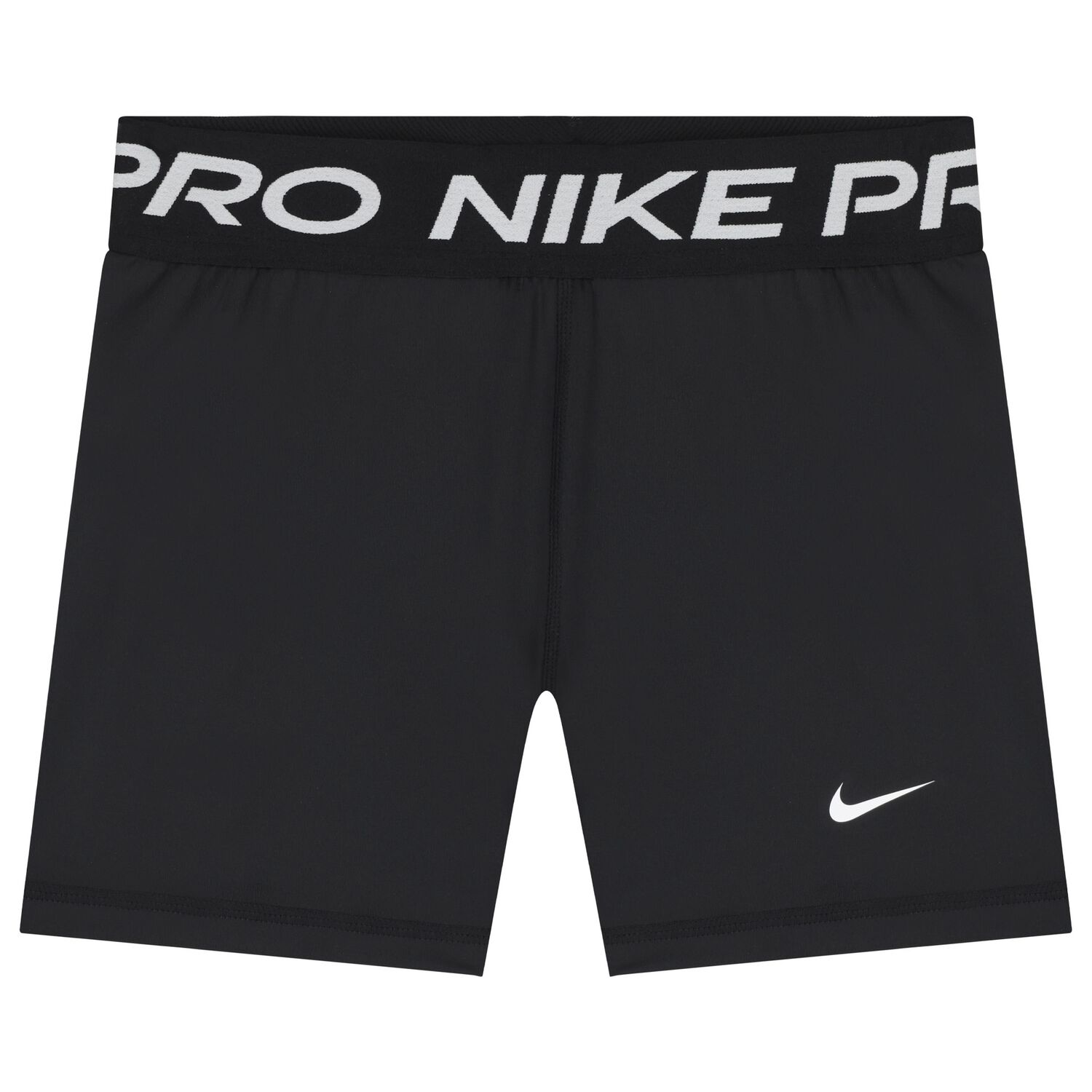Girls Black Logo Cycling Shorts, 1, hi-res image number null