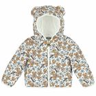 Baby Ivory Teddy Logo Jacket, 1, hi-res