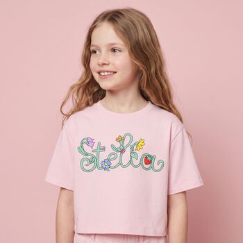 Girls Pink Logo T-Shirt