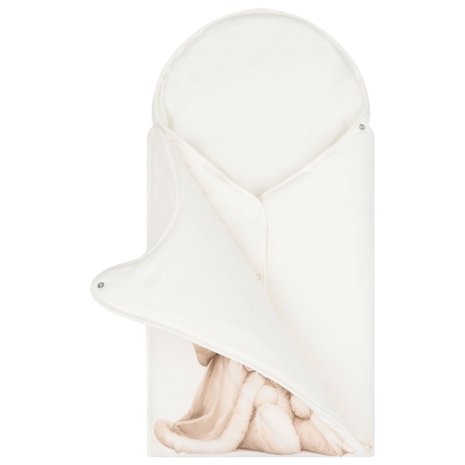 Ivory Teddy Bear Baby Nest, 1, hi-res image number null