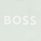 Younger Boys Mini Me Green Logo T-Shirt, 7, hi-res