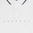 Boys White & Navy Blue Polo Shirt, 3, hi-res