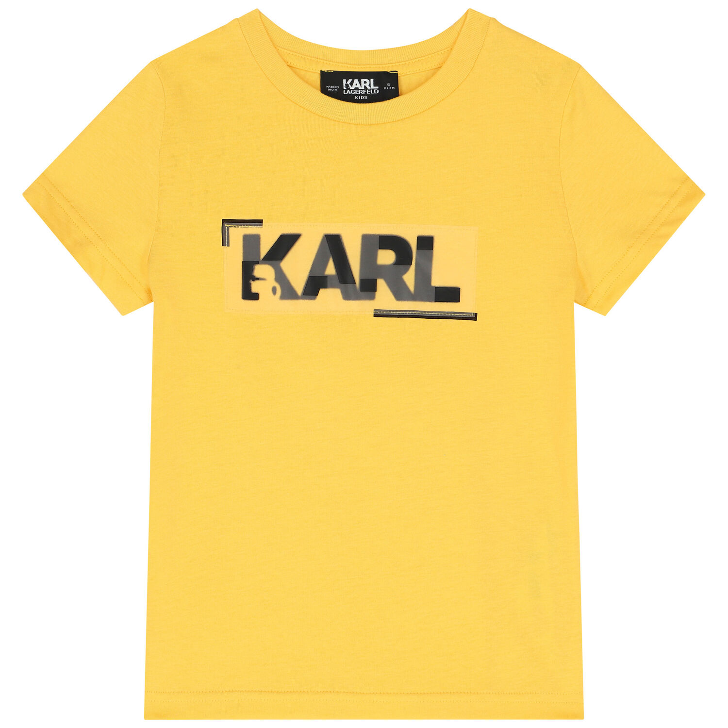 Boys Yellow Logo T-Shirt, 2, hi-res