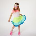Girls Multi-Coloured Dress, 1, hi-res