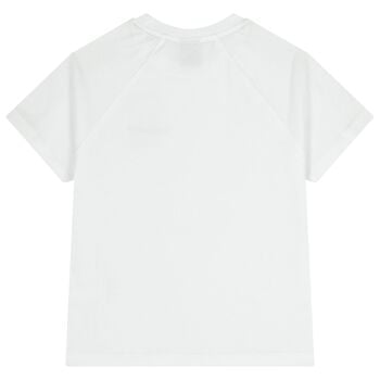 Boys White Logo T-Shirt