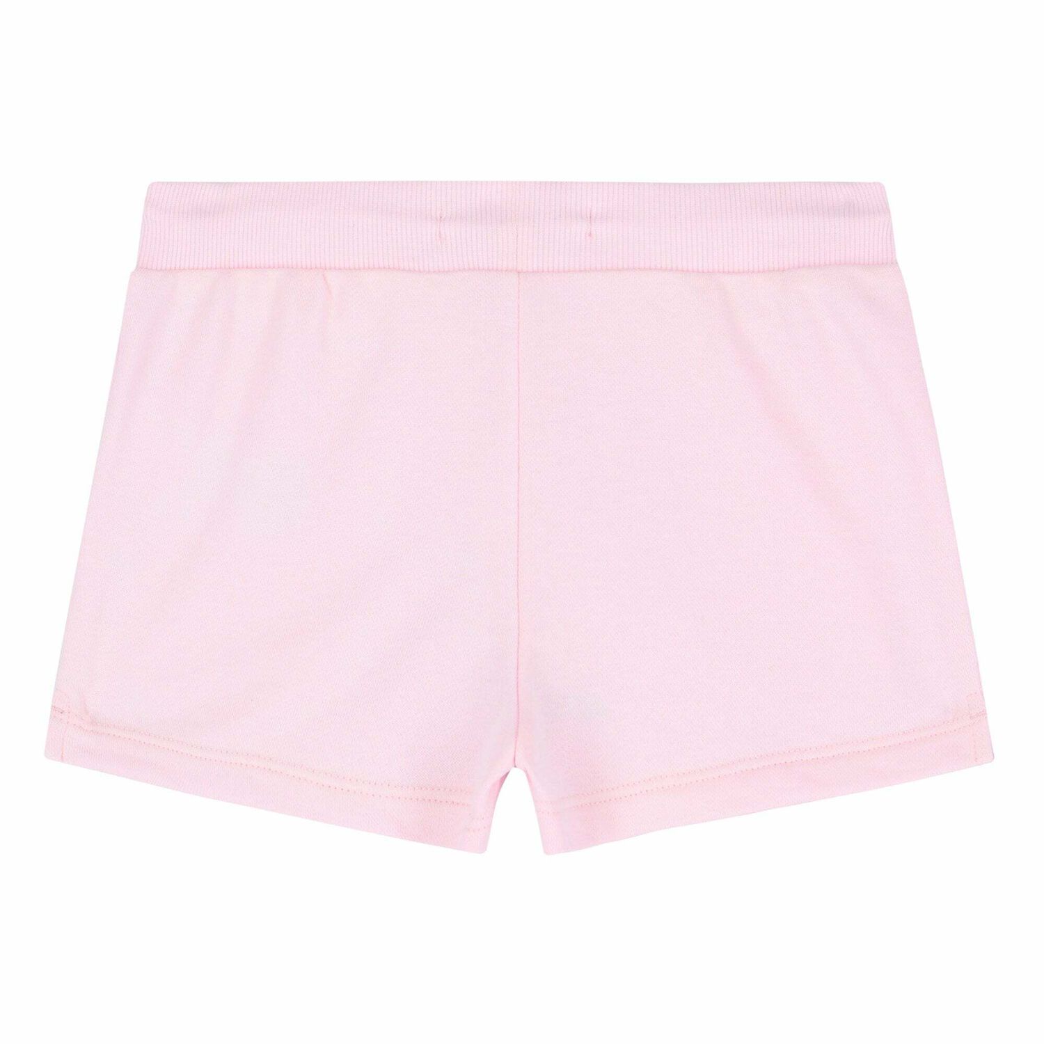 Girls Pink Holographic Logo Shorts, 2, hi-res
