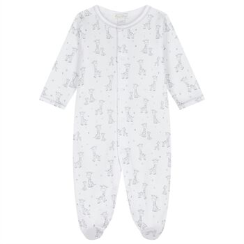 Ivory & Grey Just Giraffe Babygrow