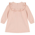 فستان بنات بالشعار باللون الوردى, 1, hi-res